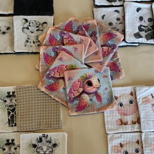Les lingettes réutilisables